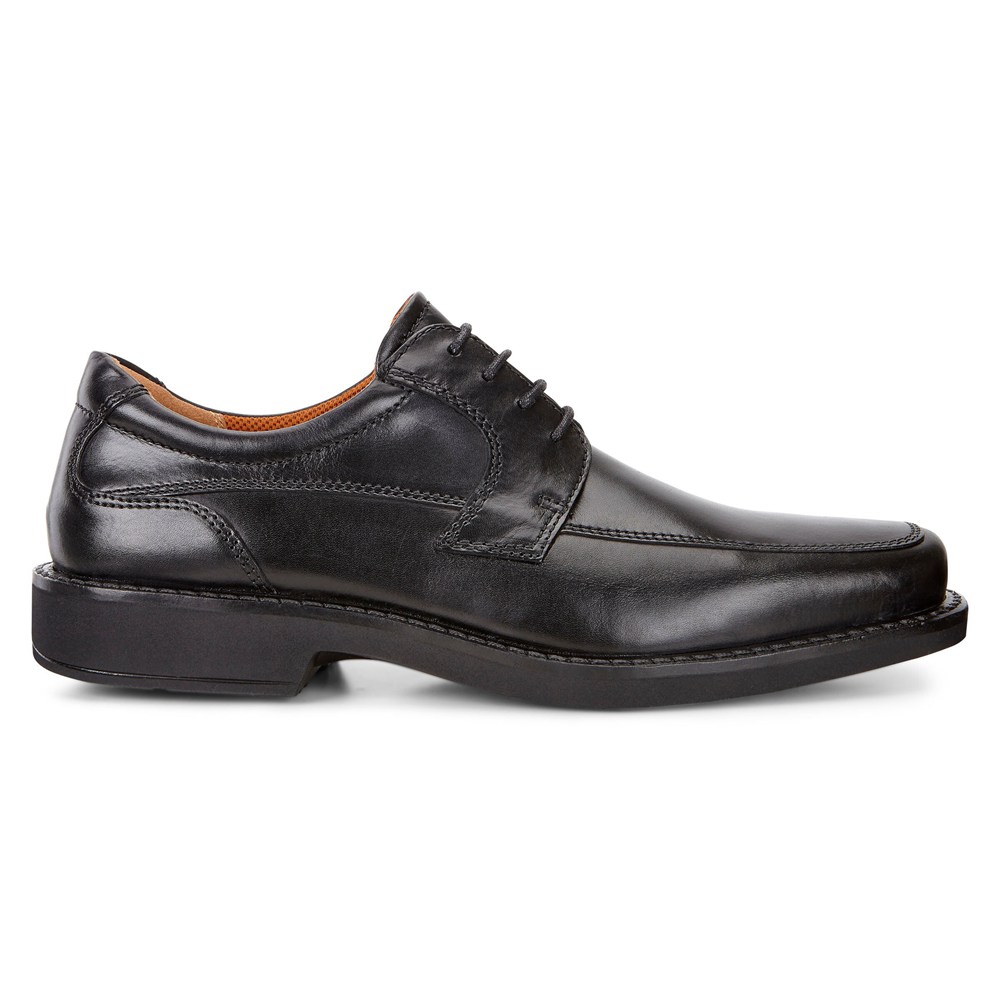 ECCO Mens Dress Shoes Black - Seattle Tie Dress - OMW-754819